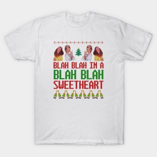 AbFab Ugly Christmas — Blah Blah In a Blah Blah T-Shirt